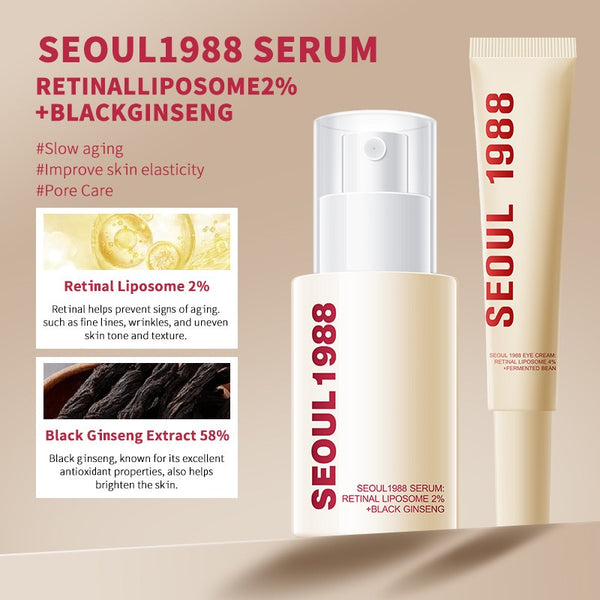 Seoul 1988 Eye Cream Retinol Eye Cream Improves Dark Circles and Eye Bags and Moisturizes